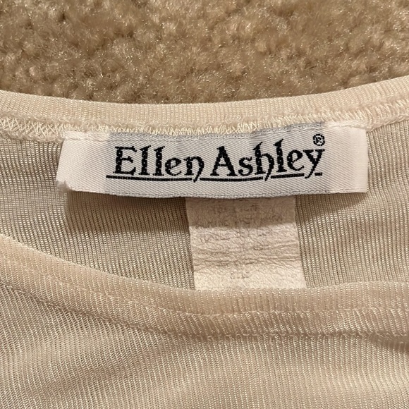 Vintage Ellen Ashley cream top Size small - Picture 5 of 8
